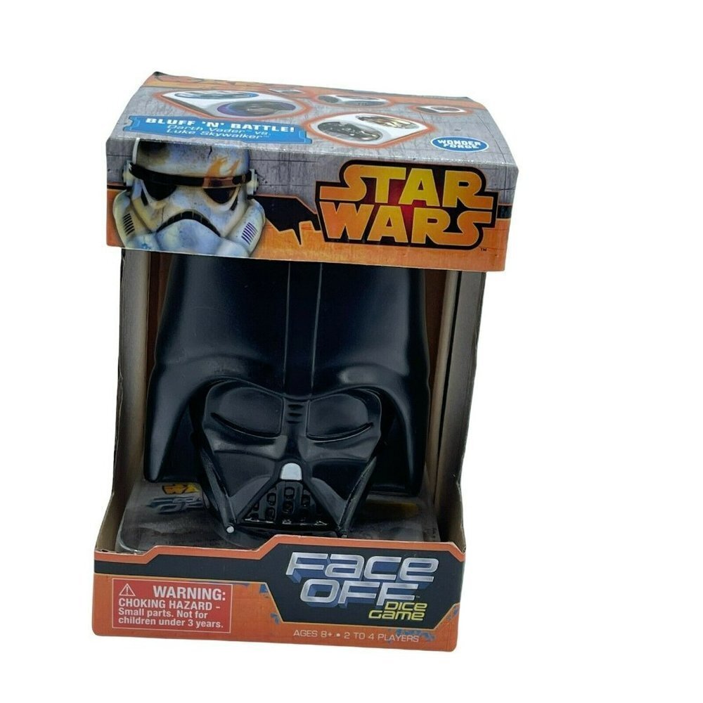 STAR WARS - FACE OFF DICE GAME - DARTH VADER VS LUKE SKYWALKER WONDER BATTLE